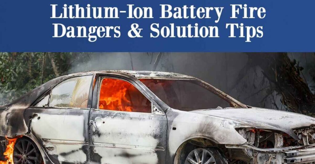 What to Do If a Lithium-Ion Battery Fire Occurs